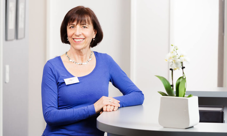 Venentherapie Berlin Dahlem - Frau Haßelmann - Team - Portrait Petra Euent